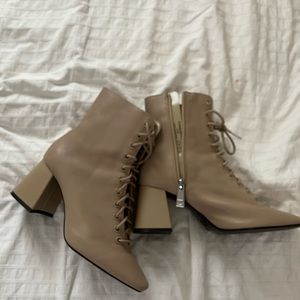 Zara nude booties